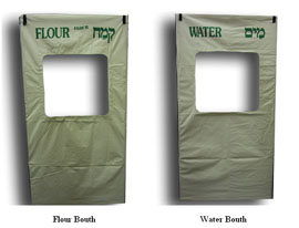 Fabric for Matzah Bakery Booths 40